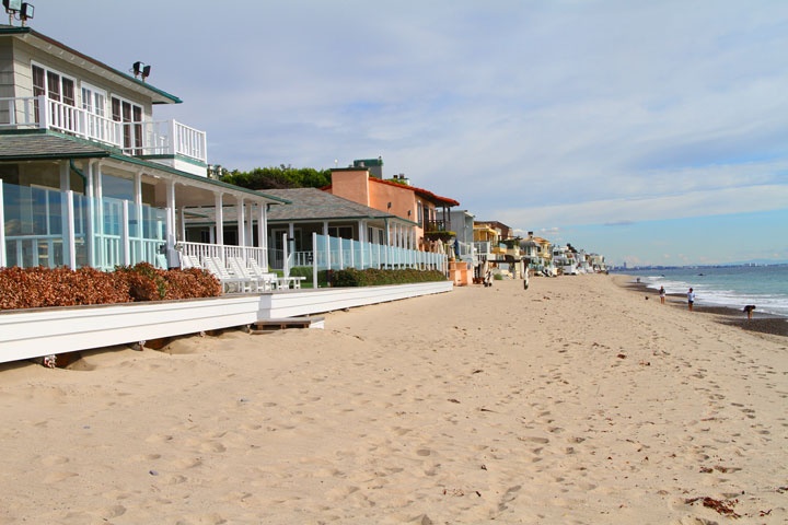 Malibu Beach Front Homes For Sale in Malibu, California