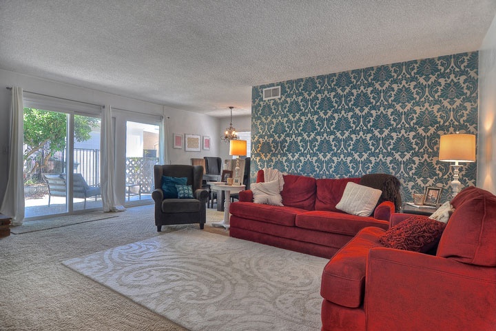 Image of a Living Room at a Southwest San Clemente Home Located at 119 W Avenida Gaviota