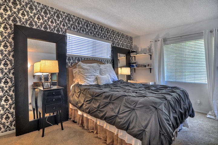 Bedroom View Of A Southwest San Clemente Home Located at 119 W Avenida Gaviota