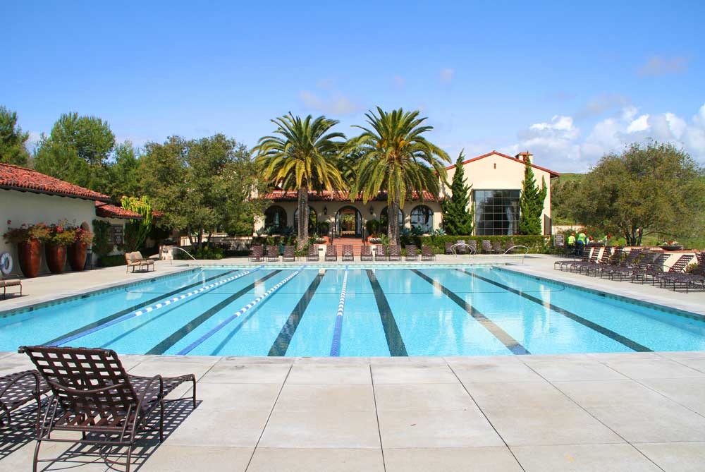 Crystal Cove Community Pool In Newport Coast, California