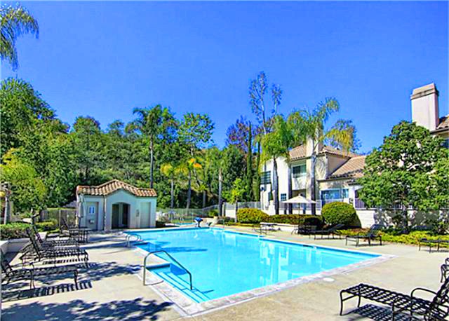 Villas North Community in Aliso Viejo, California.  Photo of community pool