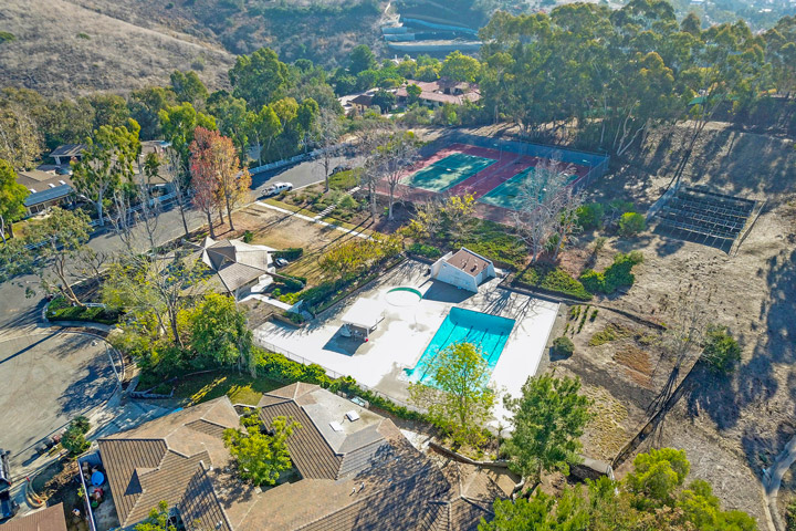 Mission Hill Ranch Clubhouse Aerial View
