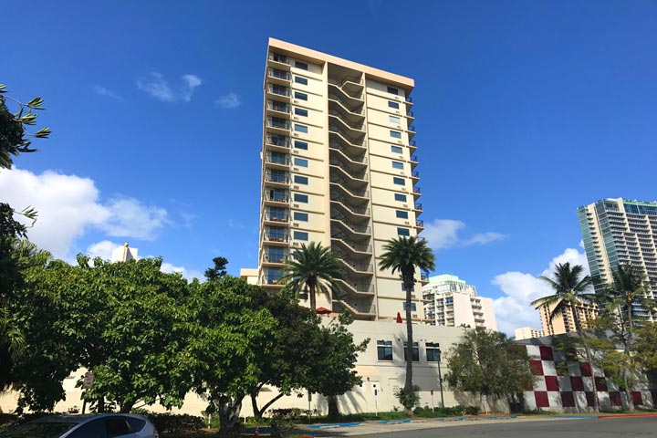 Luana Waikiki Condo Building