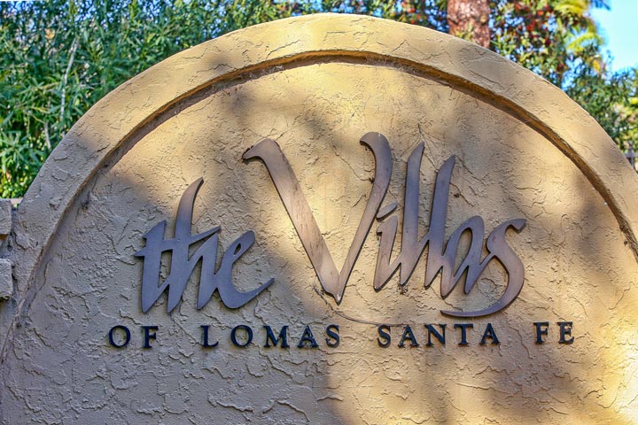 The Villas Solana Beach Community Sign